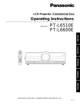 Luce PT-L6600E User manual