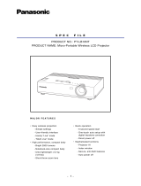Panasonic PTLB10 Product Sheet