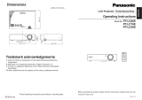 Panasonic PT-LC80E User manual