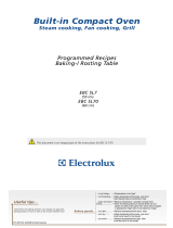 Electrolux EBC SL7 Recipe book