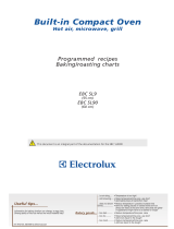 Electrolux EBCSL90SP Recipe book