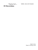 Electrolux EBSL7EEV Recipe book