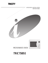 Tricity TRIC750EG User manual