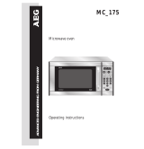 AEG MC175 User manual