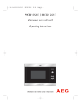 AEG MCD1761EM User manual