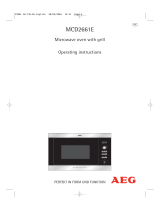 AEG MCD2661E-A User manual