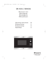 HUSQVARNA-ELECTROLUX QN4025K User manual