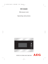 Aeg-Electrolux MC2660E-W User manual