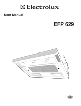 Electrolux EFP629/TU User manual