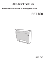 Electrolux EFT800 User manual