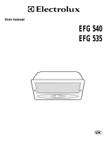 Electrolux EFG540G/GB User manual