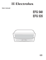 Electrolux EFG540G/A User manual