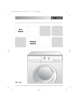 Zanussi ZWF385 User manual