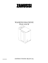 Zanussi TLE1116W User manual