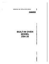 Zanussi ZSA25B User manual