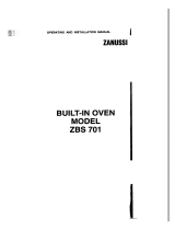 Zanussi ZBS701B User manual