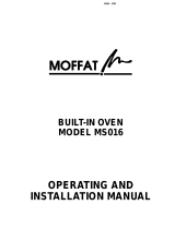 Moffat MSO16B User manual