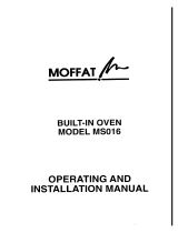 Moffat MSO16B User manual