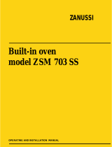 Zanussi ZSM703SS User manual
