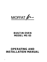 Moffat MS65W User manual