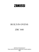 Zanussi ZBC748G User manual