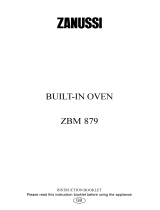Zanussi ZBM879SX User manual