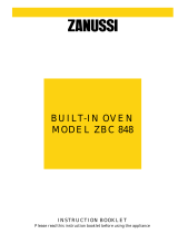 Zanussi ZBC848C User manual