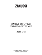 Zanussi ZBS773Y User manual