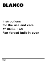 BLANCO BOSE164X User manual