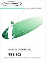 Tricity Bendix TBS 603 User manual