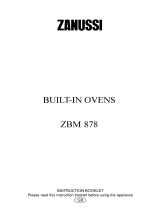 Zanussi ZBM878N User manual