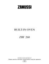 Zanussi ZBF260X User manual