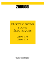 Zanussi ZBM770W User manual