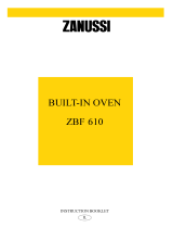 Zanussi ZBF 610 User manual