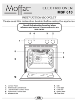 Moffat MSF610W User manual