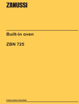 Zanussi ZBN725W User manual