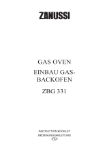 Zanussi ZBG331XH User manual