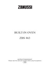 Zanussi ZBS863X User manual