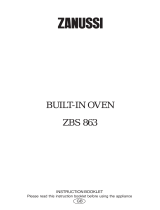 Zanussi ZBS863X User manual