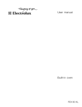Electrolux FEX60XL User manual