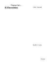 Electrolux FEX60X User manual