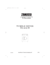 Zanussi-Electrolux TD4112W User manual