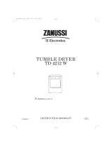 Zanussi-Electrolux TD4212W User manual