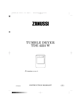 Zanussi TDE4224W User manual