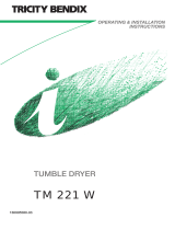 Tricity Bendix TM 221 W User manual