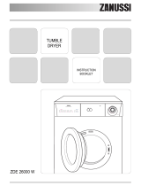 Zanussi ZDE26000W User manual