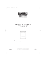 Zanussi-Electrolux TD4213W User manual
