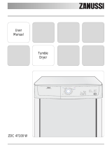 Zanussi ZDC47100W User manual