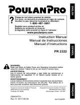 Poulan Pro PR2322 Owner's manual