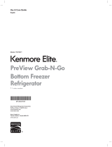 Kenmore Elite 74073 Owner's manual